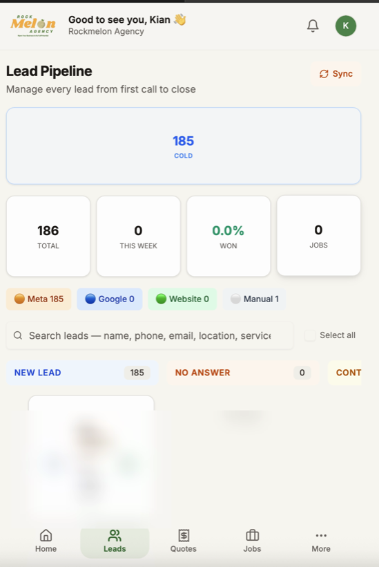 Rockmelon AI CRM